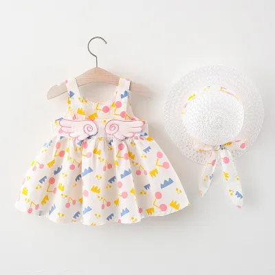 Tiny angel's dress with hat TD97